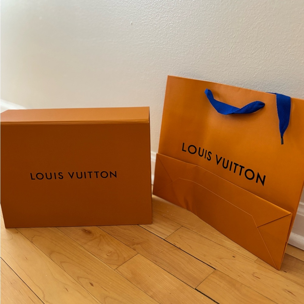 Louis Vuitton Iconic Orange Box and Bag Set